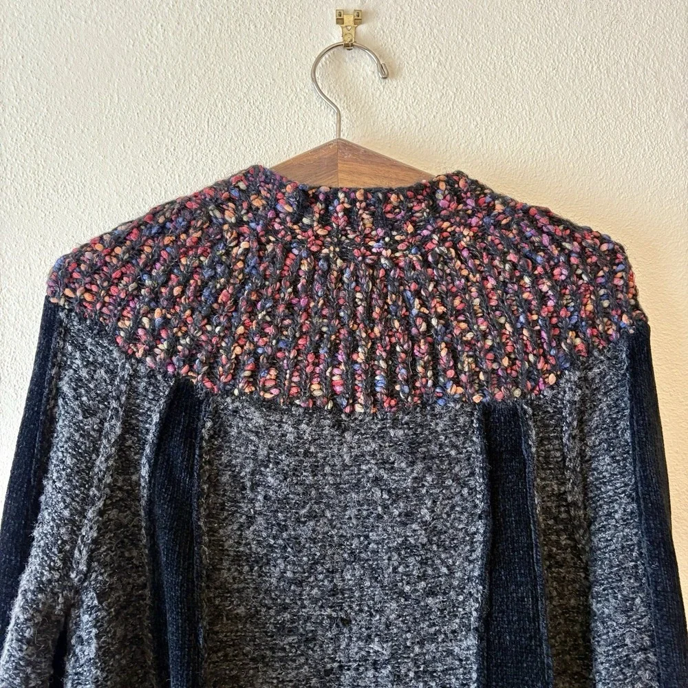Vintage‎ Anthropologie Curio cardigan chunky knit chenille mohair sweater